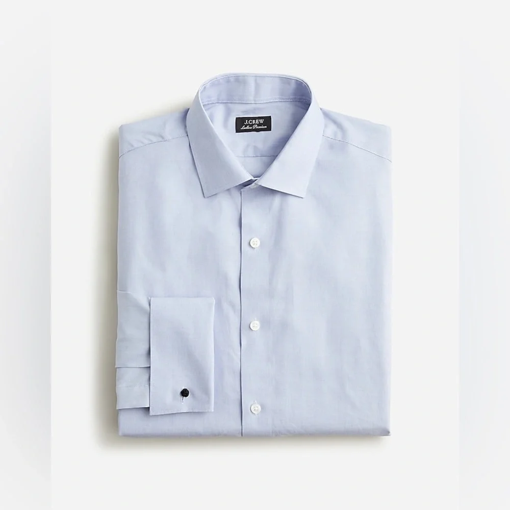 J Crew Ludlow Premium fine cotton dress shirt with french cuffs Item BN130